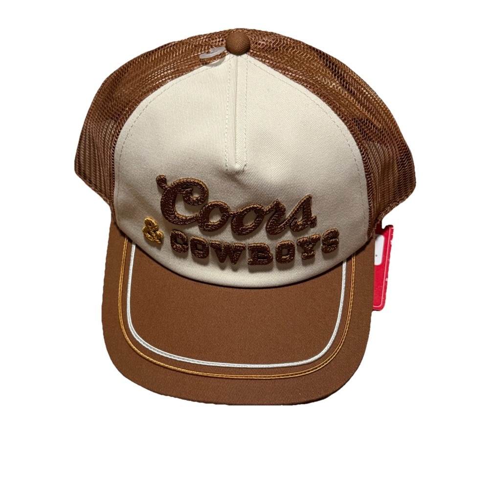 NWT Coors & Cowboys SnapBack‎ Hat American Needle Banquet Brown